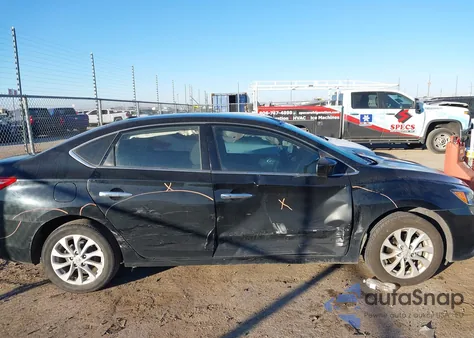 2019 Nissan Sentra Sv z USA, uszkodzony, nr VIN 3N1AB7AP9KY229646